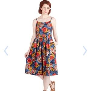 Bea & Dot ModCloth Flower Dress- Medium